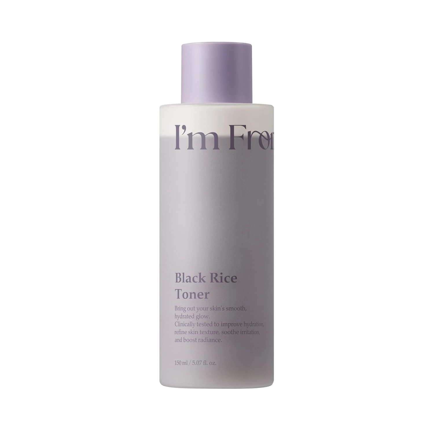 I'm From Black Rice Toner 150 ml with purple cap