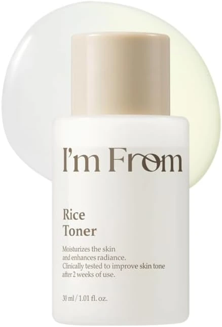 I'm From Rice Toner 30 ml mini in the newer label design